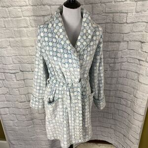 Sonoma intimates women S plush robe w/tie belt & front pockets